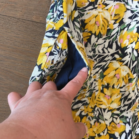 Garnet Hill Amelia 100% Linen Dress Size 4 - Picture 6 of 15